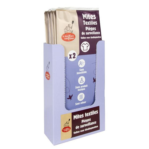 Ah Table! -- Sachet de 2 pièges de surveillance des mites textiles (display de 10)