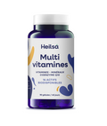 Heilsa -- Multivitamines minéraux & CoEnzyme Q10 16 actifs biodispo (Vitalité/Immunité) - 90 Unités