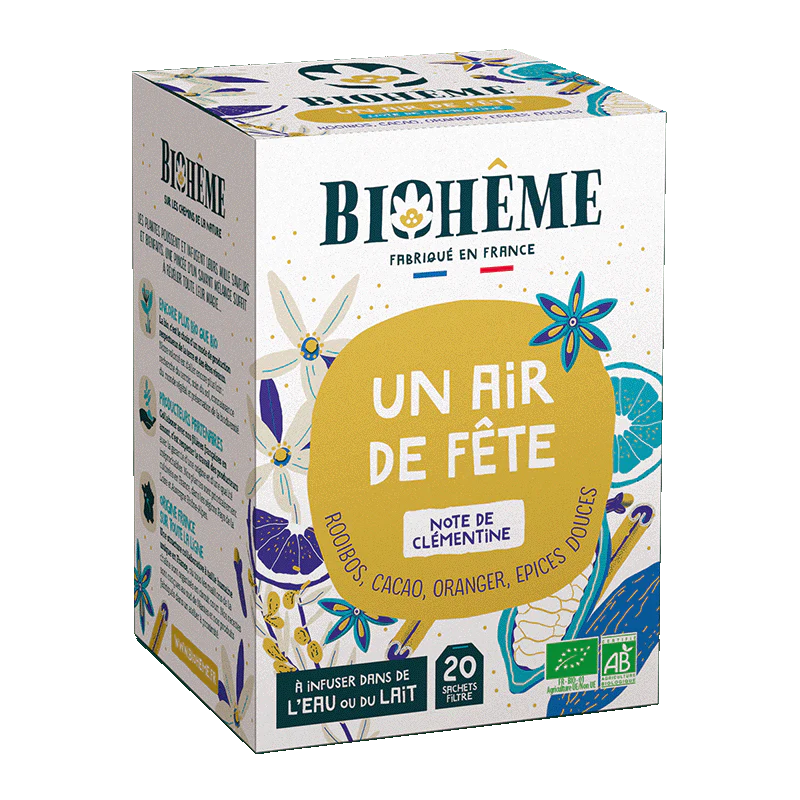 Biohême -- Infusion Un Air de Fête bio - 20 infusettes