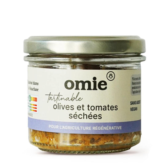 Omie -- Tartinable olives et tomates séchées bio - 90 g