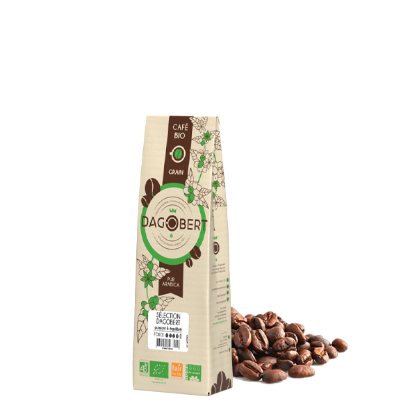 Les Cafés Dagobert -- Mélange sélection 100% arabica bio fairtrade - grains - 250 g