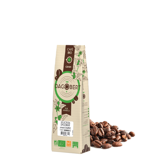 Les Cafés Dagobert -- Mélange sélection 100% arabica bio fairtrade - grains - 250 g