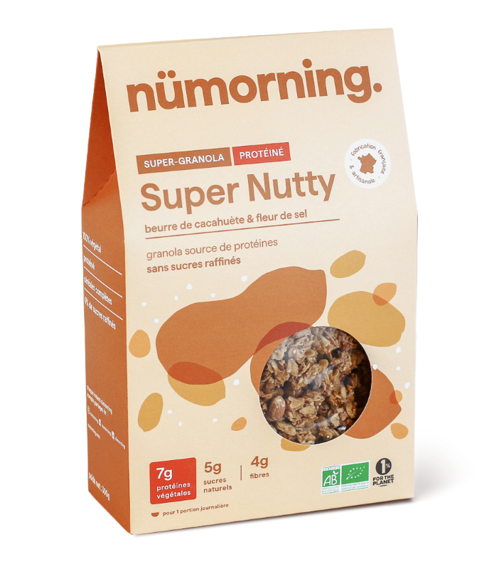 Nümorning -- Granola Super Nutty fleur de sel bio (protéiné) - 300 g