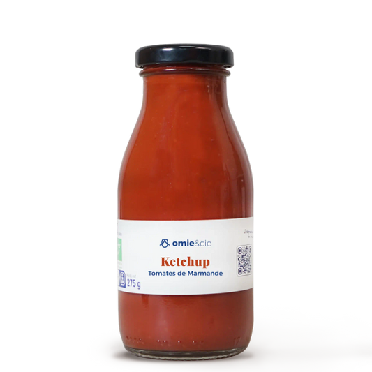 Omie -- Ketchup bio au sirop de betterave français - 275 g