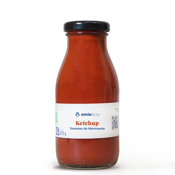 Omie -- Ketchup bio au sirop de betterave français - 275 g