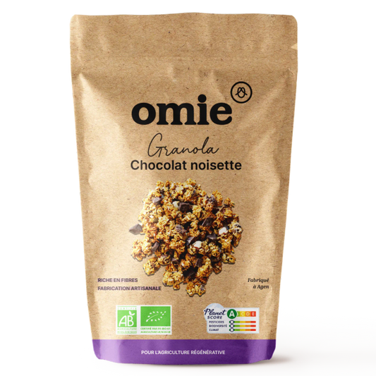 Omie -- Granola chocolat noisette bio (avoine français) - 330 g