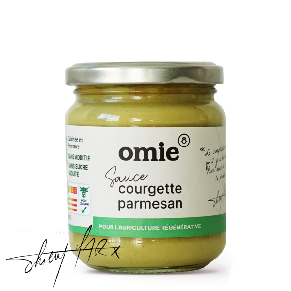 Omie -- Sauce courgette parmesan bio (légumes français) - 190 g