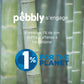 Pebbly -- Boîte carrée haute en verre avec couvercle en bambou - 2.2 l