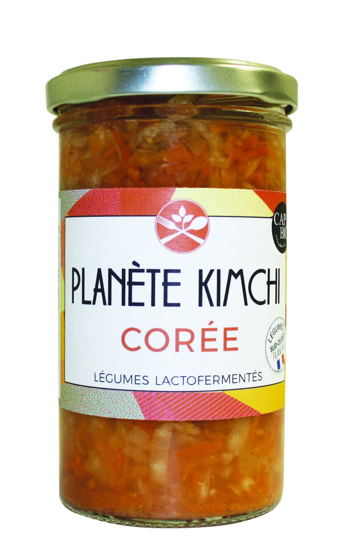 Cap bio -- Légumes lactofermentés bio (planète Kimchi Corée) - 6x277mL