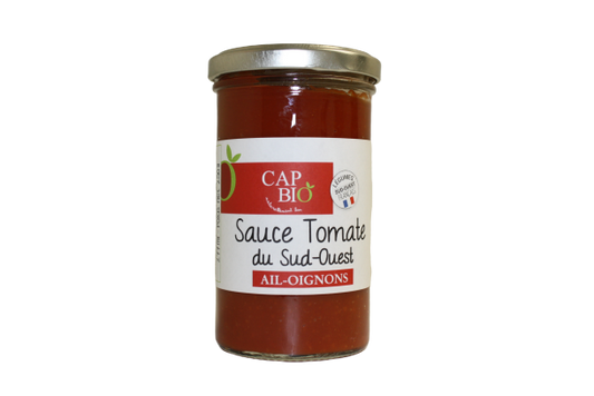 Cap bio -- Sauce tomate du sud ouest ail oignons bio - 6x277mL