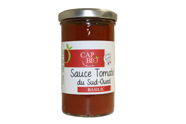 Cap bio -- Sauce tomate & basilic du sud ouest bio - 6x277mL