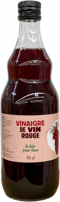 Le Bio Pour Tous -- Vinaigre de vin rouge - 75cL
