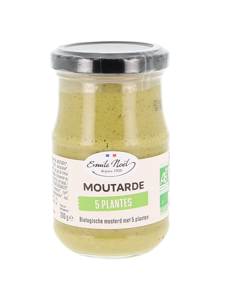 Émile Noël -- Moutarde 5 plantes bio - 200 g