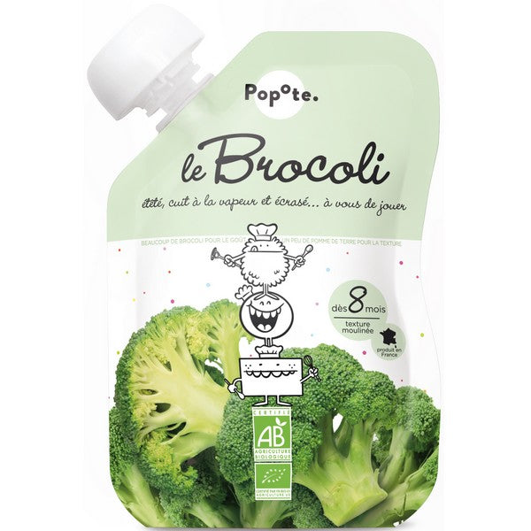 Popote -- Gourde purée brocolis bio - 120 g