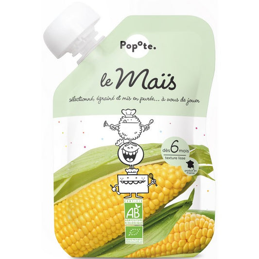 Popote -- Gourde purée maïs bio - 120 g