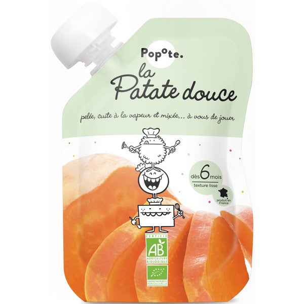 Popote -- Gourde purée patate douce bio - 120 g