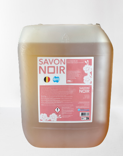 La Compagnie Du Bicarbonate -- Savon noir liquide à l'huile de lin Vrac - 20 l