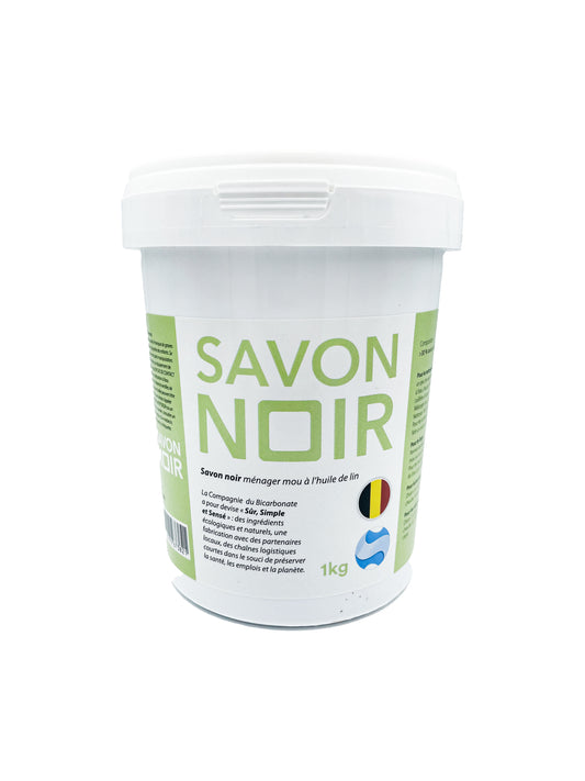 La Compagnie Du Bicarbonate -- Savon noir mou à l'huile de lin - 1 kg
