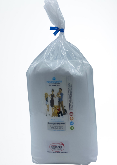 La Compagnie Du Bicarbonate -- Bicarbonate alimentaire en sac recharge « open-up » granulo. extra-fine (0-130 µm) - 3 kg