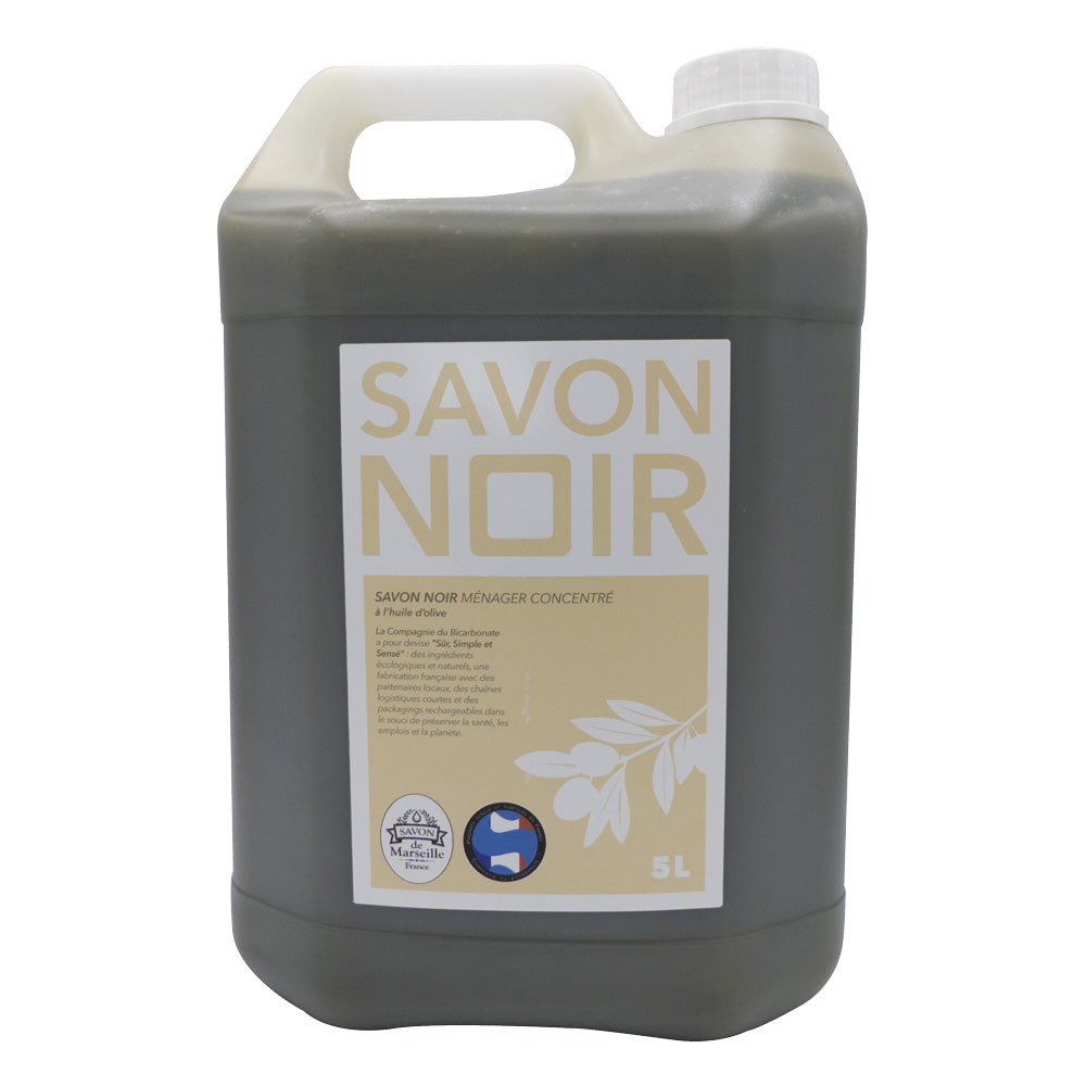La Compagnie Du Bicarbonate -- Savon noir liquide 100% huile d'olive Vrac - 5 l