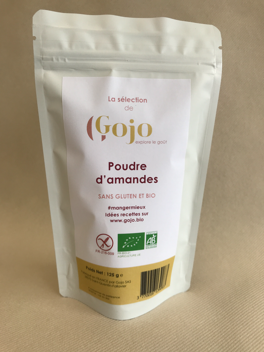 Gojo -- Amandes en poudre bio sans gluten (origine Espagne) - 125 g