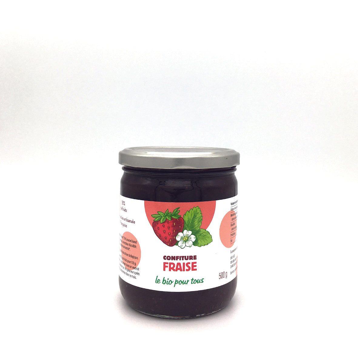 Le Bio Pour Tous -- Confiture extra fraise - 500 g