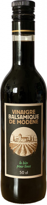 Le Bio Pour Tous -- Vinaigre balsamique de modene 6% origine france - 50cL