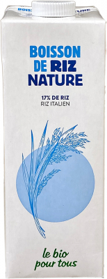 Le Bio Pour Tous -- Boisson riz nature origine italie - 1L
