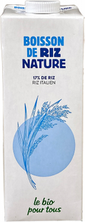 Le Bio Pour Tous -- Boisson riz nature origine italie - 1L