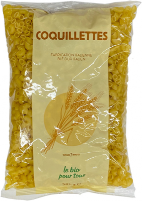 Le Bio Pour Tous -- Coquillettes blanches origine italie - 500 g