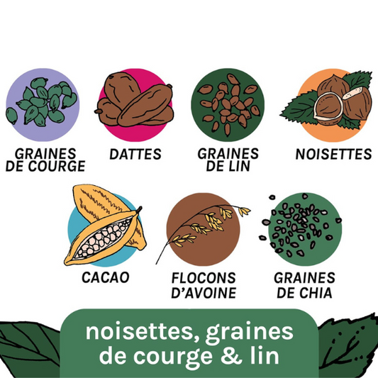 Enfin -- Snack baghera noisettes bio - 3 cubes x 12