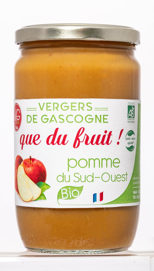 Cap bio -- Purée de pomme du sud ouest bio - 6x72cL