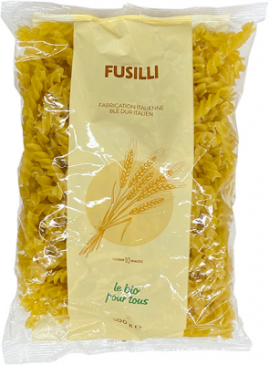Le Bio Pour Tous -- Fusilli blancs origine italie - 500 g