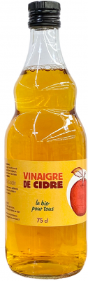 Le Bio Pour Tous -- Vinaigre de cidre - 75cL