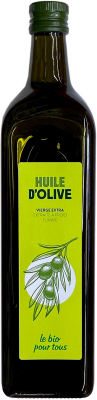 Le Bio Pour Tous -- Huile d'olive vierge extra (origine Tunisie) - 1L