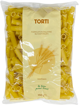 Le Bio Pour Tous -- Tortiglioni blancs origine italie - 500 g