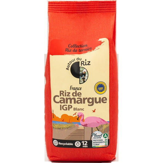 Autour Du Riz -- Riz de camargue bio igp long blanc (origine France) - 400 g