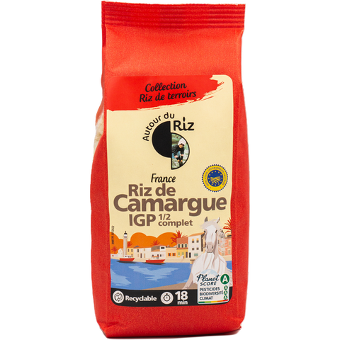 Autour Du Riz -- Riz de camargue bio igp  1/2 complet (origine France) - 400 g