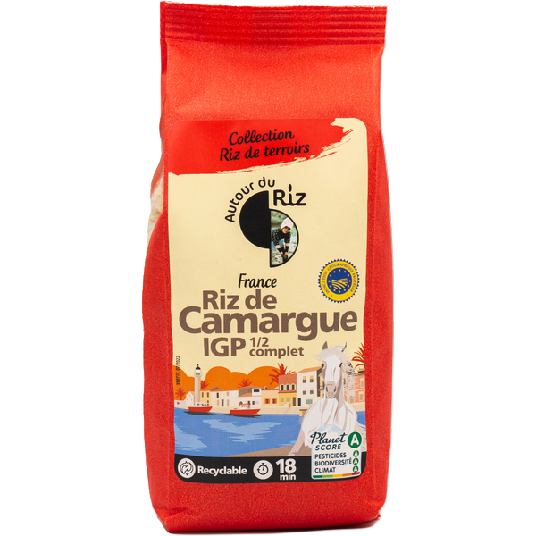 Autour Du Riz -- Riz de camargue bio igp  1/2 complet (origine France) - 400 g