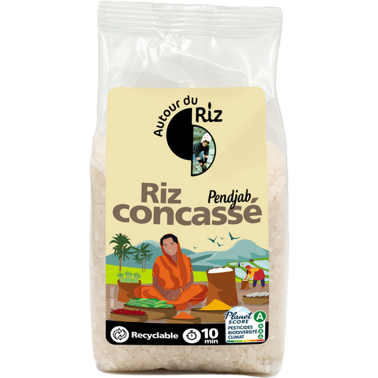 Autour Du Riz -- Brisures de riz équitable bio (origine Pakistan) - 400 g