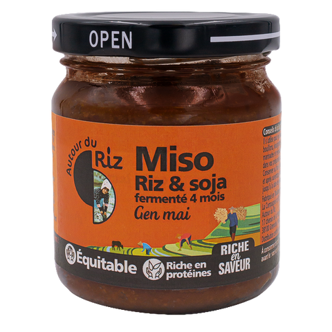 Autour Du Riz -- Miso de riz complet pasteurisé gen mai bio équitable - 200 g
