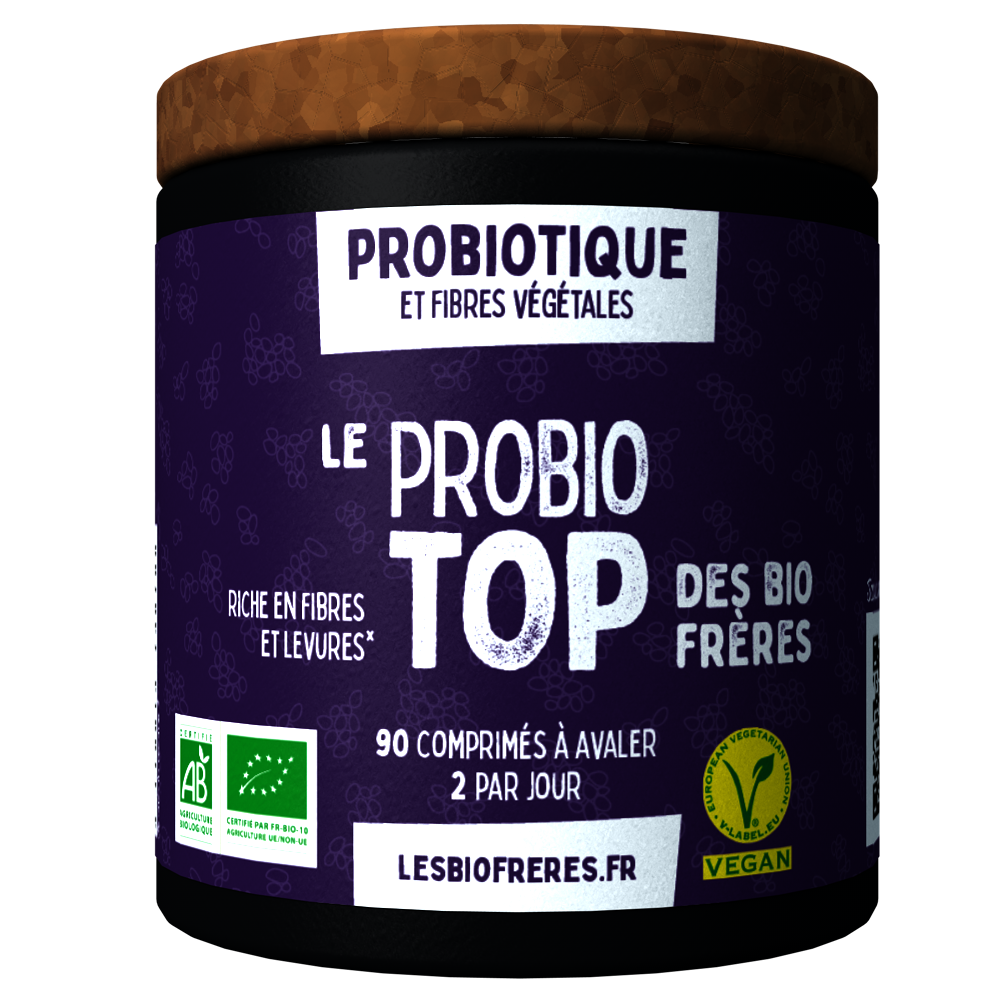 Les Bio Frères -- Probiotop bio (probiotiques) transit et digestion - 90 comprimés