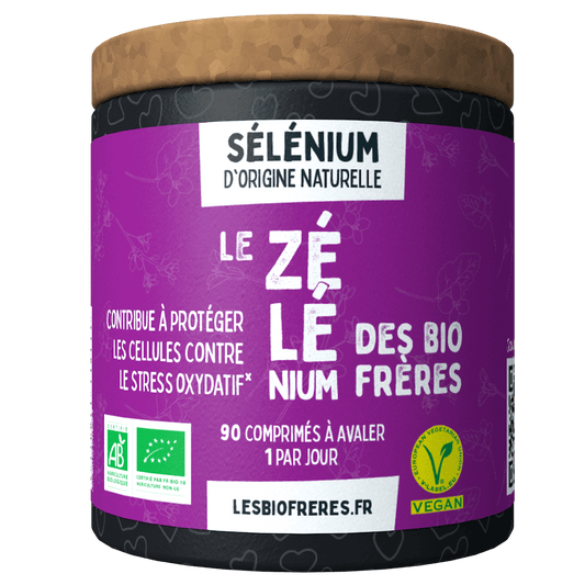 Les Bio Frères -- Zélénium bio (sélénium) anti oxydant - 90 comprimés