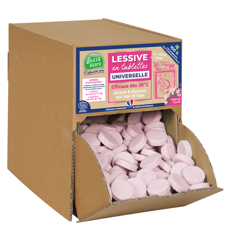 Bulle Verte -- Lessive universelle en tablette Vrac - 571 tablettes