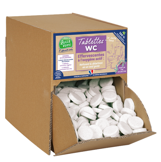 Bulle Verte -- Tablettes wc Vrac - 400 tablettes