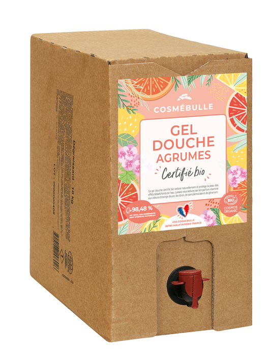 Cosmébulle -- Gel douche agrumes Vrac - 10 kg