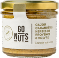 Go Nuts -- Tartinable cajou cacahuètes herbes de provence poivre bio - 100 g