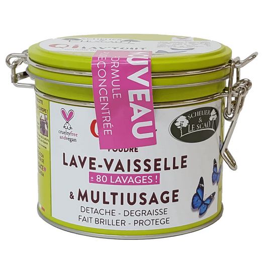 Scheuer & Le Scao -- Poudre lave-vaisselle ultra-concentrée (80 cycles) - 470 g
