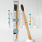 Apo -- Brosse à dents bambou charbon medium adulte
