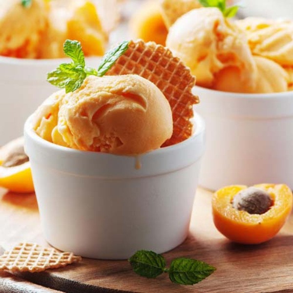 La Ferme Saint Yves -- Sorbet plein fruit abricot bio - 500 ml